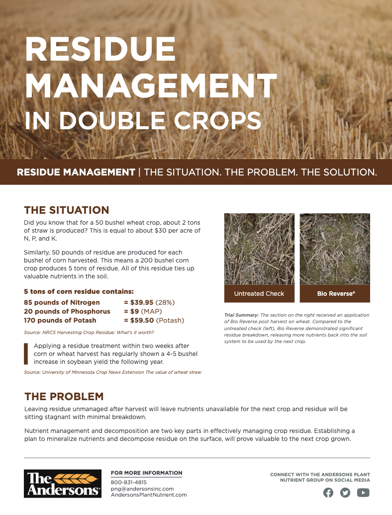 The Andersons Residue Management